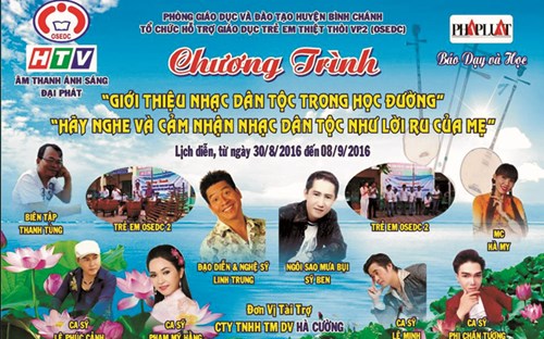 Chương trình âm nhạc dân tộc trong trường học